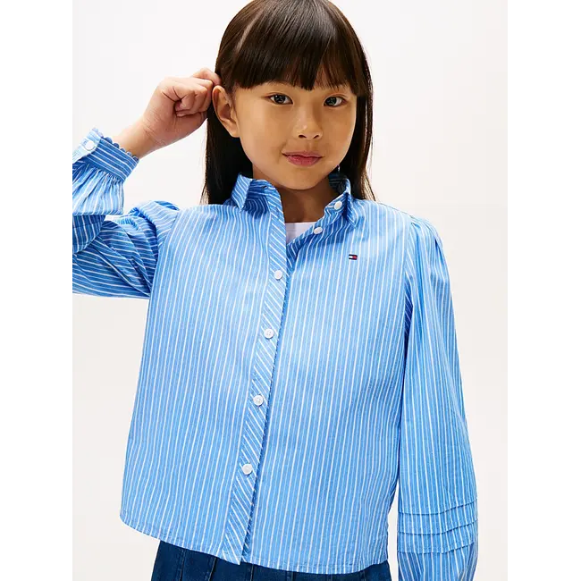 ITHICA SHIRT, C1T Light Powdery Blue Stripes