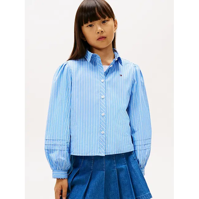 ITHICA SHIRT, C1T Light Powdery Blue Stripes