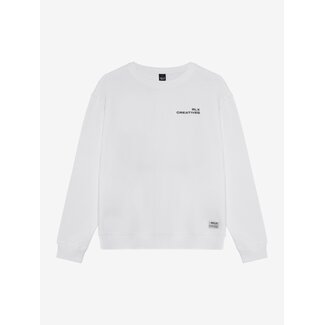 Rellix Loose Fit Sweater Backprint White 1902 White
