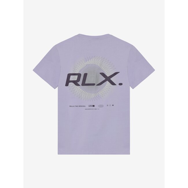 T-Shirt RLX Backprint Purple 6985 Lilac Sky