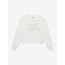 Sweater Cropped White 1103 Cloud