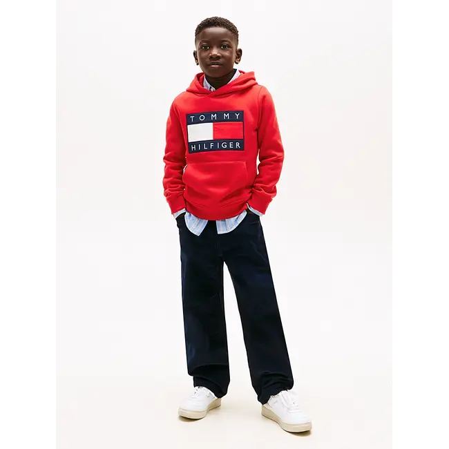 HERITAGE FLAG HOODIE, XLG Primary Red