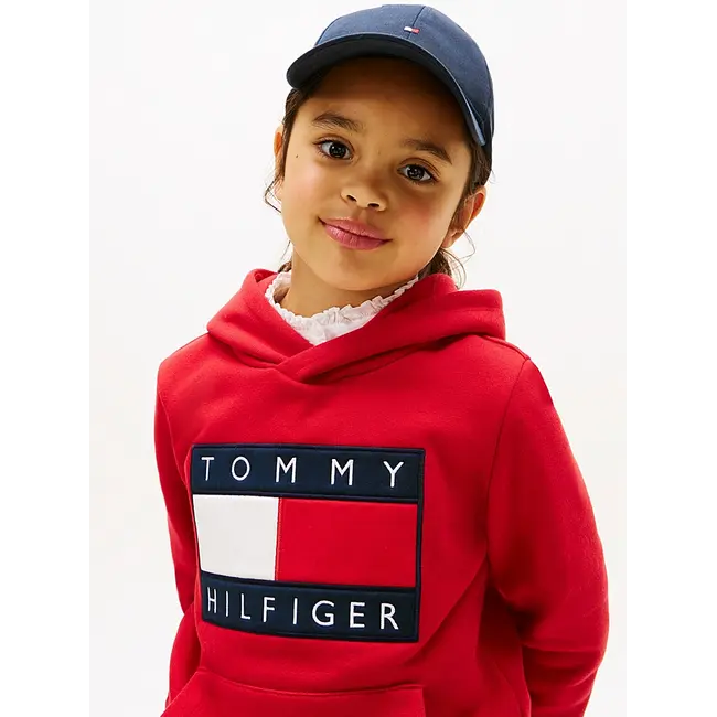 HERITAGE FLAG HOODIE, XLG Primary Red