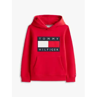 Tommy Hilfiger HERITAGE FLAG HOODIE, XLG Primary Red