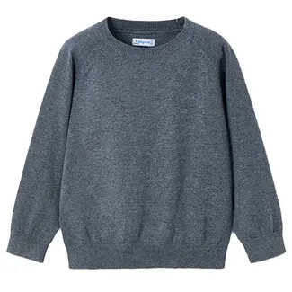 Mayoral Basic cotton jumper w/round   13 Graphite