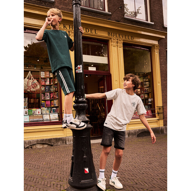 Loose Fit Jog Short Tape Green 9777 Ponderosa Pine