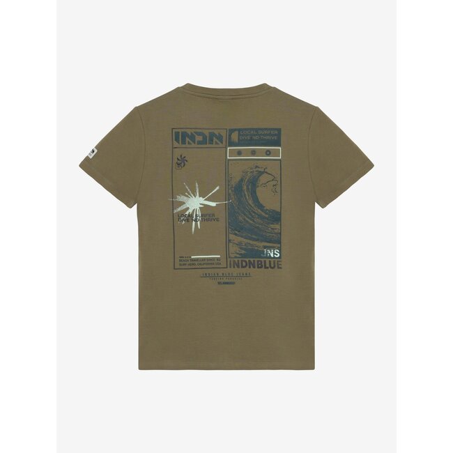 T-Shirt INDN Backprint Sand 2168 Sand Storm