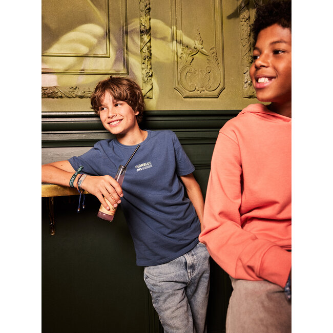 T-Shirt INDN Blue Backprint Blue 7100 Ensign Blue