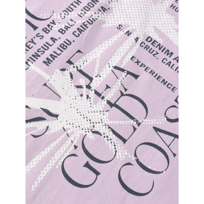 T-Shirt Chest and Backprint Purple 6193 Fair Orchid