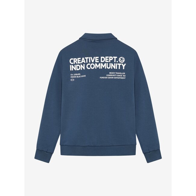 Zip Jacket IND Tape Blue 7100 Ensign Blue