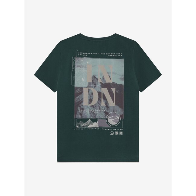 T-Shirt Chest and Backprint Green 9777 Ponderosa Pine