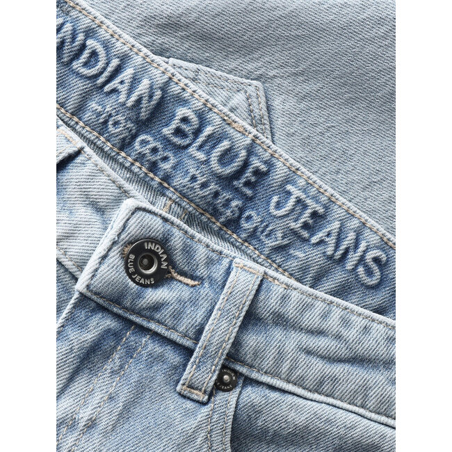 Wide Denim Short Light Jeans Blue 7775 Light Denim Blue