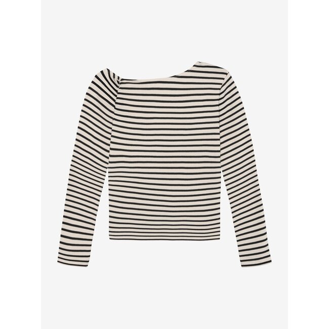 Longsleeve Offshoulder Stripe Sand 2020 Sandshell