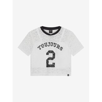 Indian Blue Jeans T-shirt Lace  White 1103 Cloud