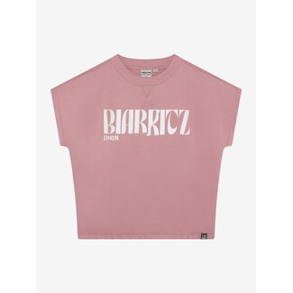 Indian Blue Jeans T-shirt Wide Cropped  Purple 6008 Lilas