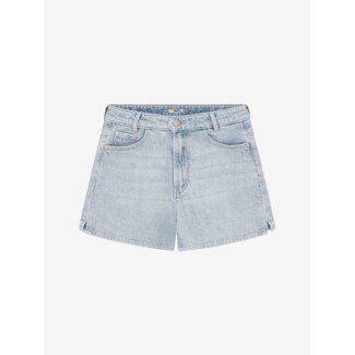 Indian Blue Jeans Wide Denim Short Light Blue 7166 Used Light Denim