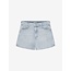Wide Denim Short Light Blue 7166 Used Light Denim
