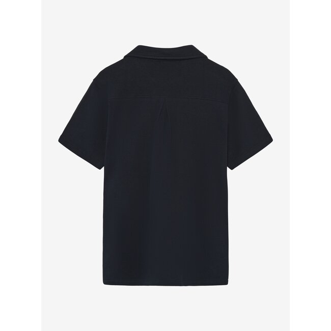 Shirt Shortsleeve Structure Dark Navy 7599 Navy