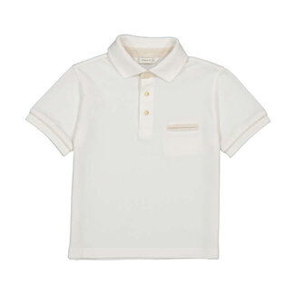 Mayoral s/l polo suiting              72 Cream