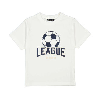 Mayoral Shirt "league" applique       69 Cream