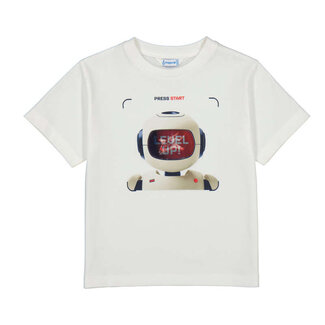 Mayoral Lenticular t-shirt s/s        39 Cream