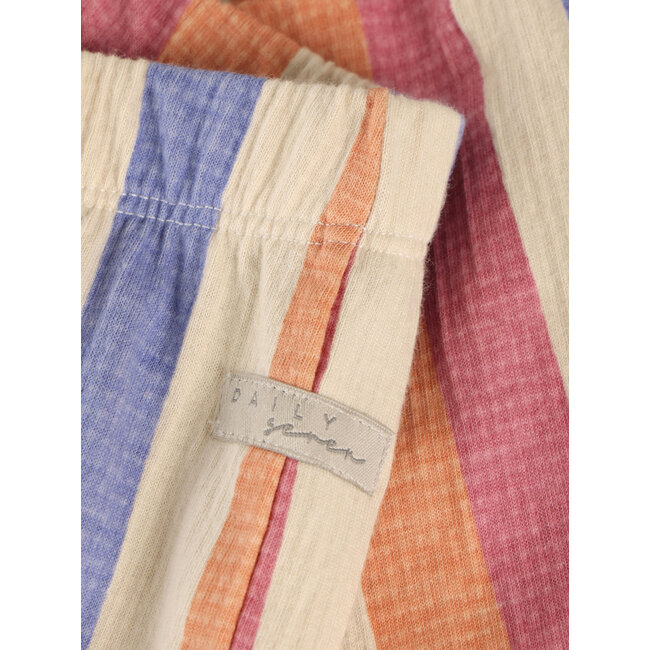 T-shirt Fancy Stripe Rose 5507 Silver Pink