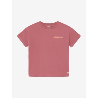 DAILY7 T-shirt Backprint Rose 5608 Heather Rose