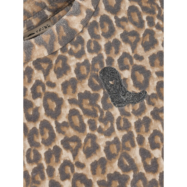 T-shirt Dress Allover Print Sand 2020 Sandshell