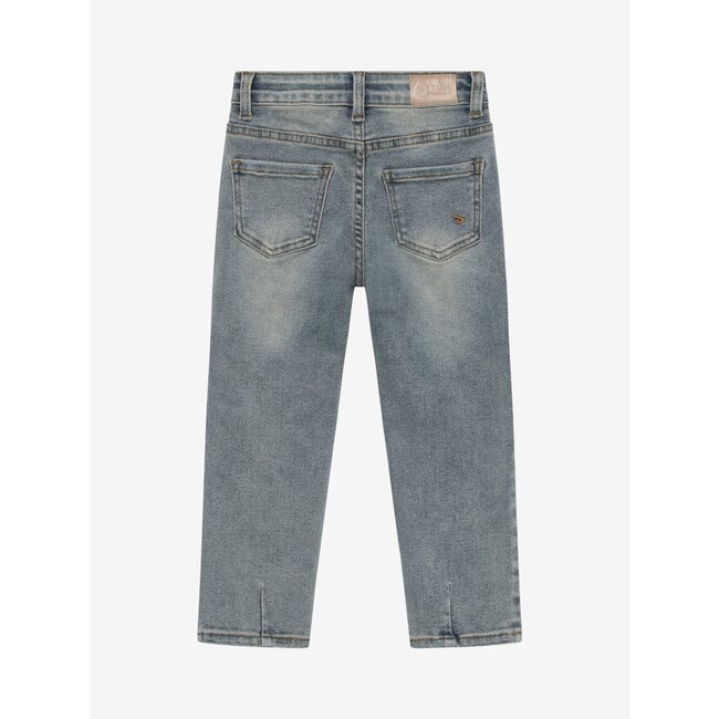 Denim Mom Fit Embroidery Blue 7154 Used Medium Denim