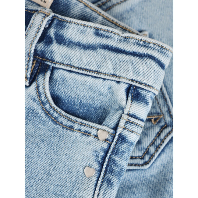Denim Wide Fit Studs Blue 7770 Blue Denim