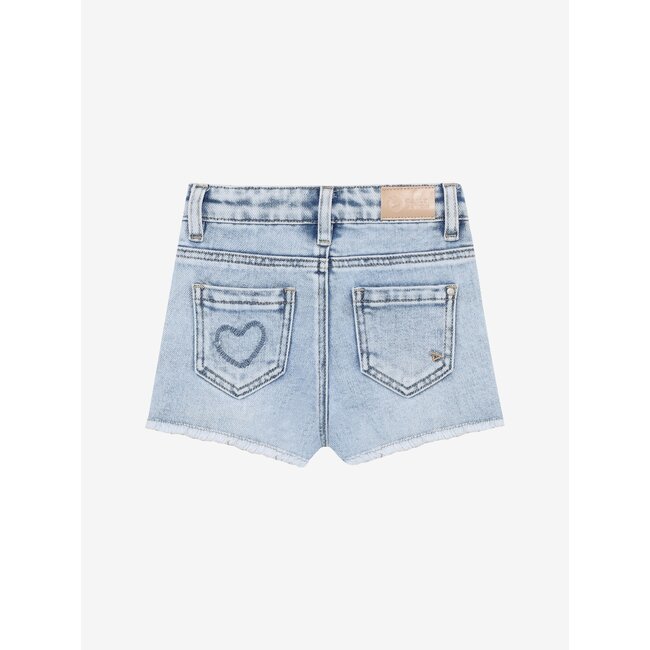 Denim Shorts Heart Blue 7770 Blue Denim