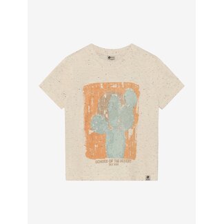 DAILY7 T-shirt Nappy Print Sand 2020 Sandshell