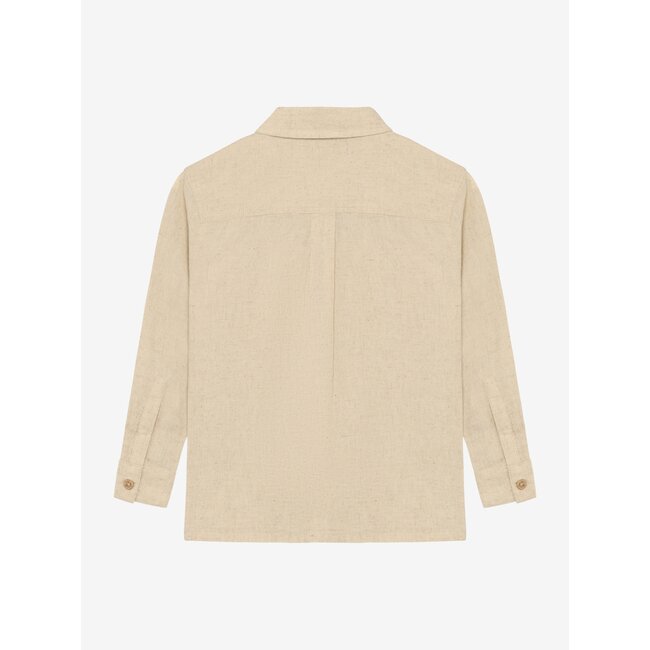 Shirt Longsleeve Linen Sand 2020 Sandshell