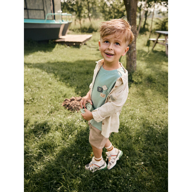 Shirt Longsleeve Linen Sand 2020 Sandshell