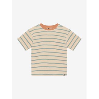 DAILY7 Oversized T-shirt Stripe Sand 2020 Sandshell