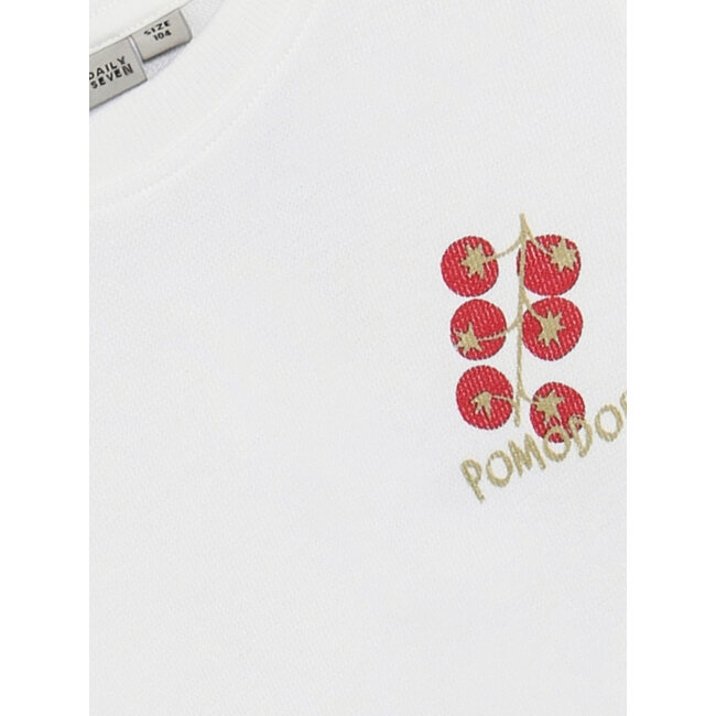 T-shirt Backprint  White 1021 Egret