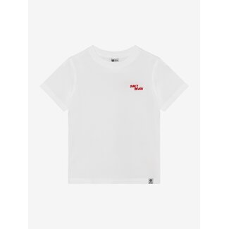 DAILY7 Oversized T-shirt Backprint  White 1021 Egret