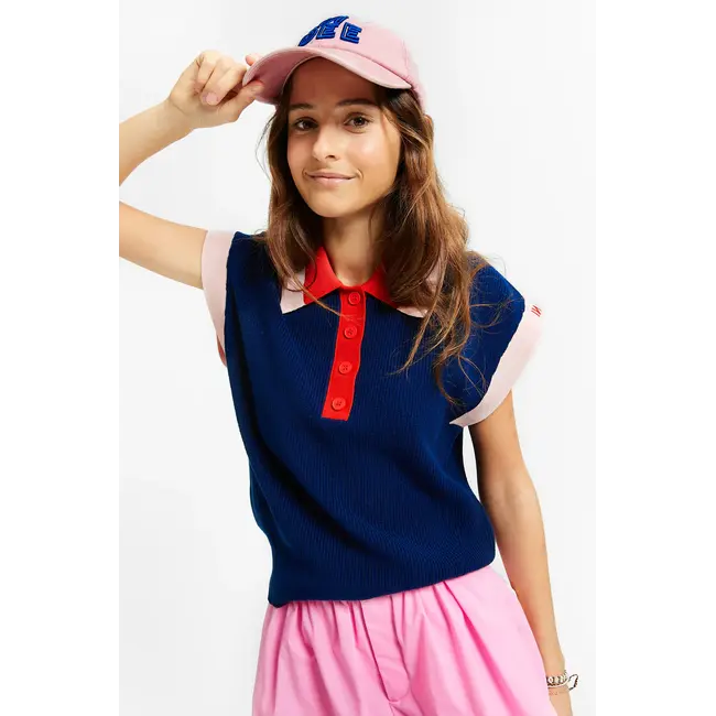 Villeneuve pet with embroidery Pink