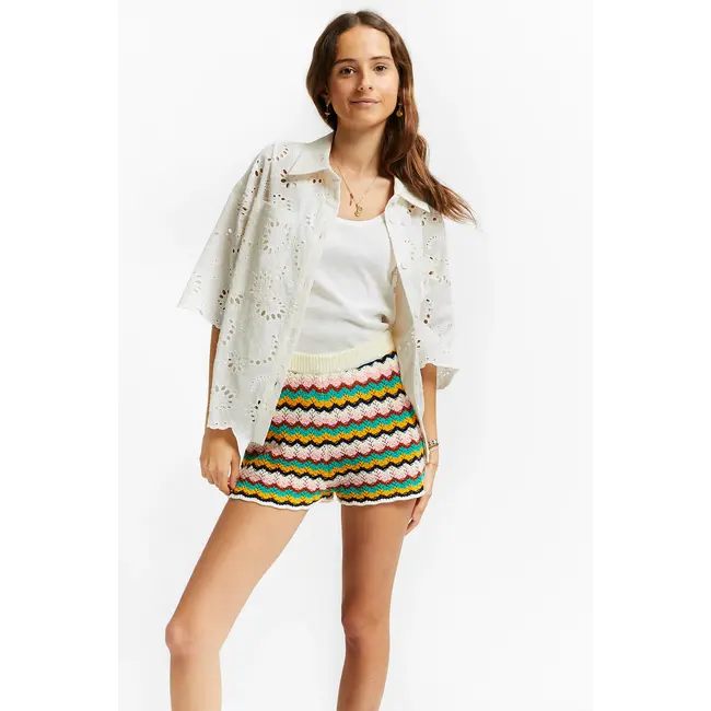 Valbelle Embroidery Shirt Off White