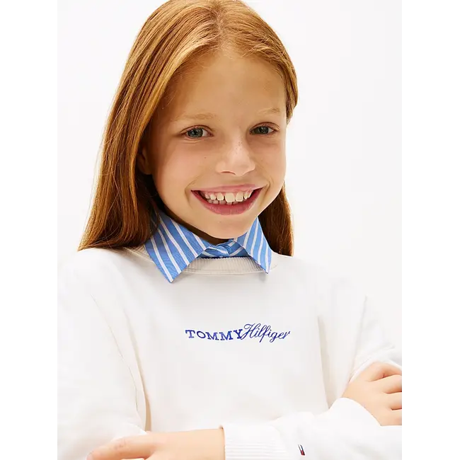 GLITTER TOMMY CREW, YBH YBH Ancient White