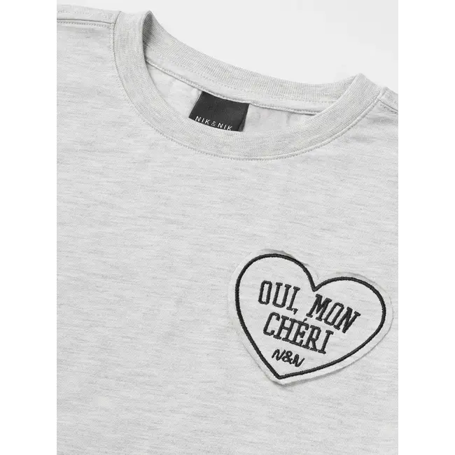 Levvi Melange T-shirt 1102 Light Grey Melange