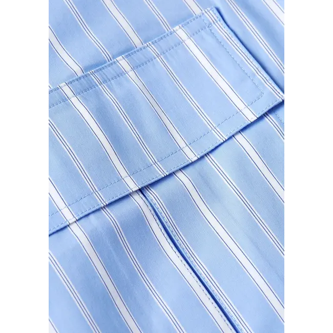 GIRLS AYA BLOUSE 3058 Silver Lake Blue