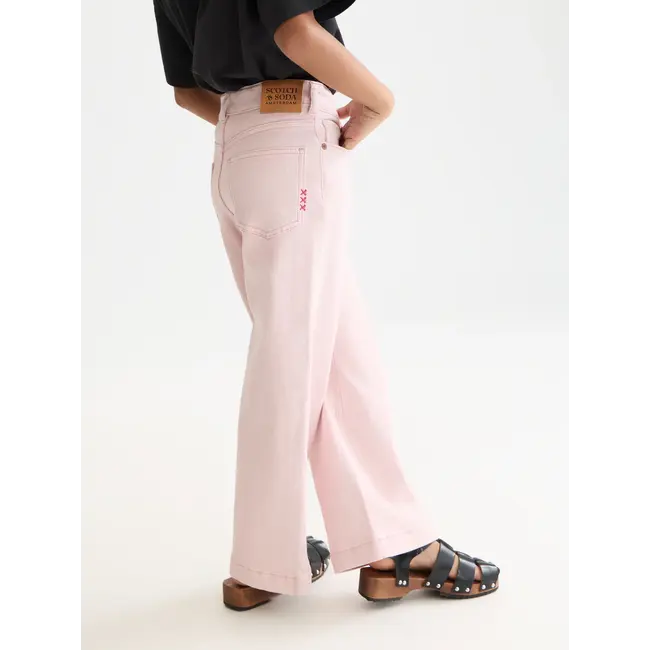 The Wave wideleg jeans 650 DARK PINK Lilac Snow