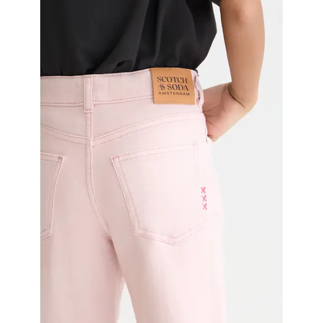 The Wave wideleg jeans 650 DARK PINK Lilac Snow