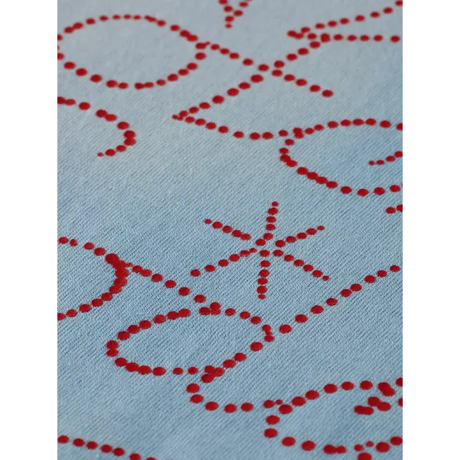 Back artwork relaxedfit washed Tshirt 420 MEDIUM BLUE Heritage Blue