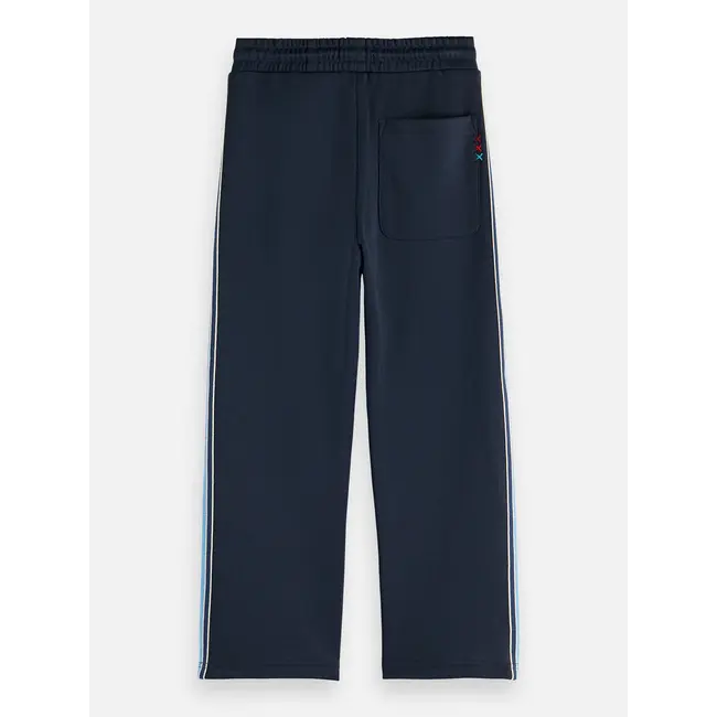 Interlock straightfit track pants 401 NAVY Sky Captain
