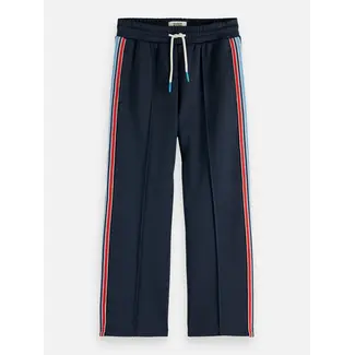 SCOTCH & SODA AMSTERDAM Interlock straightfit track pants 401 NAVY Sky Captain