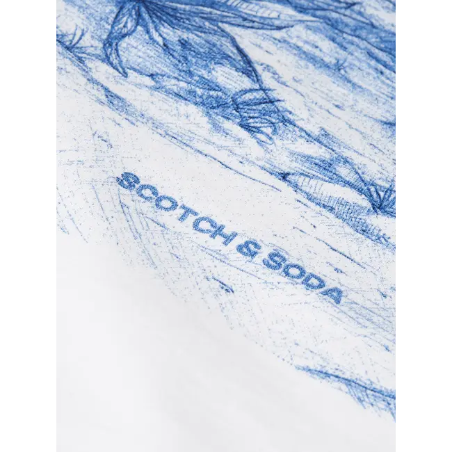 Front artwork relaxedfit Tshirt 101 WHITE/PASTEL Bright White