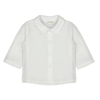 Mayoral knit shirt w/ collar          24 White