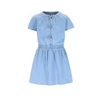 Like Flo Mel Flo girls chambrey dress with bow closure at CF 181 lt denim